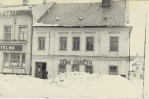 Budoucí sídlo muzea jako sídlo Domu osvěty a knihovny, do roku 1960